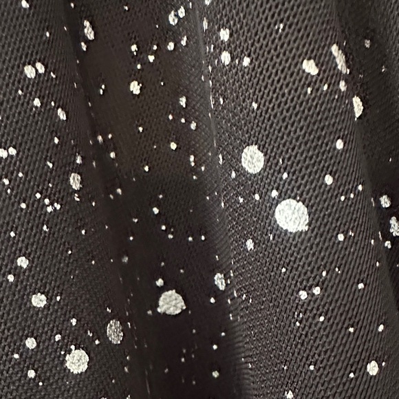 BloomChic Black and Silver Sparkle Blouse - Picture 4 of 7